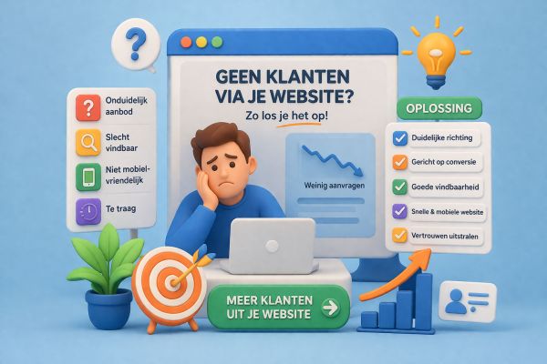 Waarom je website geen klanten oplevert